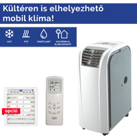 Fisher mobilklíma - kültéren is elhelyezhető