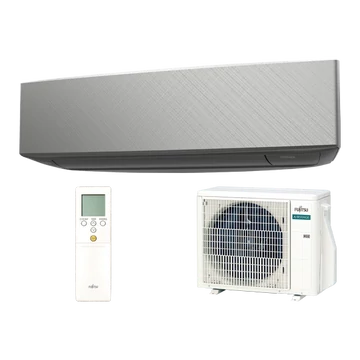 Fujitsu DESIGN (KE) 3.4kW oldalfali split klíma SZÜRKE AIRSTAGE