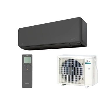 Fujitsu STANDARD (KM) AIRSTAGE 3.4kW oldalfali split klíma fekete
