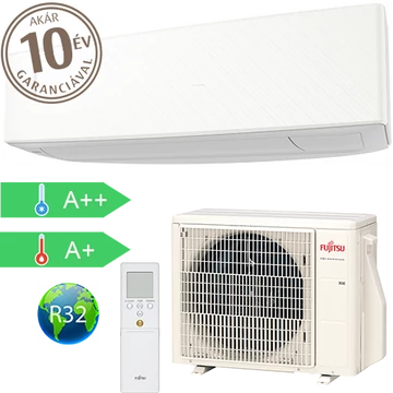 Fujitsu DESIGN 2.5kW oldalfali split klíma (KE)