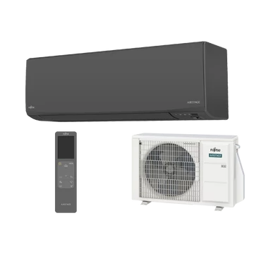 Fujitsu DESIGN (KJ) AIRSTAGE 3.4kW oldalfali split klíma fekete