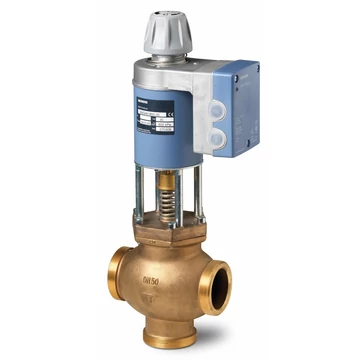 MXG461B20-5Modulációs keverő/2-járatú magnetikus szelep, menetes, PN16, DN20, kvs 5, AC/DC 24 V