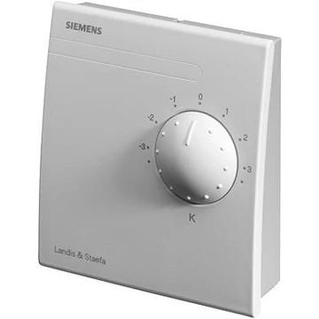 QAA27Szobai kezelőegység helyiséghőmérséklet érzékelővel és hőmérsékletbeállítóval