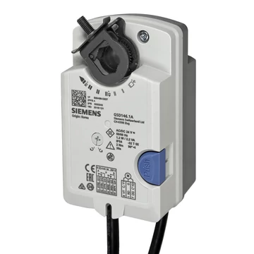 Siemens GSD146.1A Forgató zsalumozgató AC/DC 24 V, 2 Nm, 2 kapcsolóval