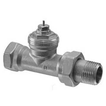 VDN1152-járatú radiátorszelep, DIN, 2-csöves rendszerekhez, PN10, DN15, kvs 0.10..0.89