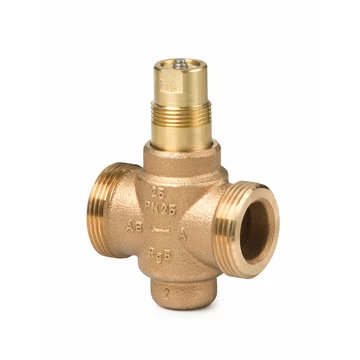 VVG549.20-4K2-járatú szabályozó szelep, külső menetes, PN25, DN20, kvs 4, nyomás kompenzált kivitel.