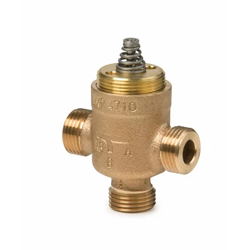 VXP47.20-43-járatú szelep, külső menetes, PN16, DN20, kvs 4