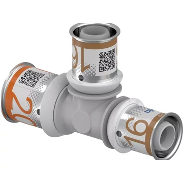 UPONOR S-Press PLUS szűkített T-idom PPSU 20-16-16 1db
