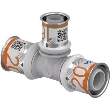 UPONOR S-Press PLUS szűkített T-idom PPSU 20-16-20 1db