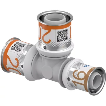 UPONOR S-Press PLUS szűkített T-idom PPSU 20-20-16 1db