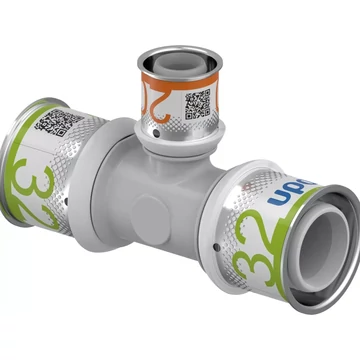UPONOR S-Press PLUS szűkített T-idom PPSU 32-20-32 1db