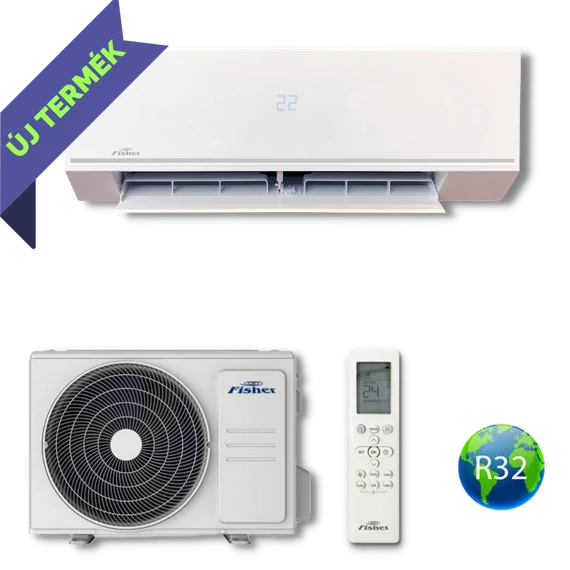 Fisher Comfort Plus 3,51kW inverteres oldalfali split klíma