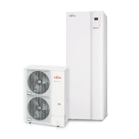 FUJITSU WATERSTAGE HIGH POWER Levegő-víz hőszivattyú család 11-16kW 3 fázis HMV tartállyal