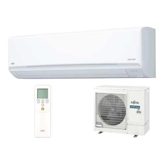 Fujitsu STANDARD 9.4kW oldalfali split klíma (KM) AIRSTAGE
