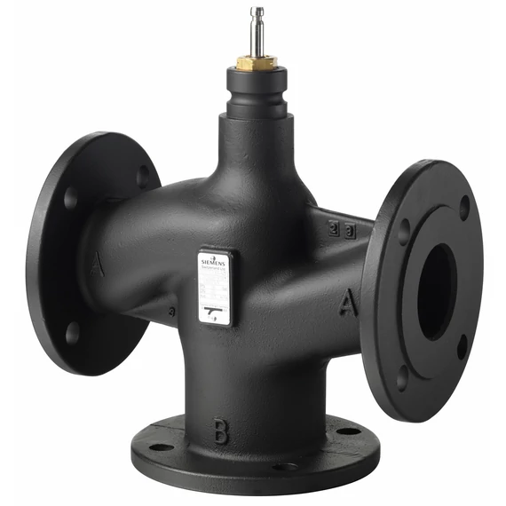 VXF53.65-633-járatú szabályozó szelep, karimás, PN25, DN65, kvs 63