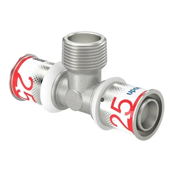 UPONOR S-Press PLUS külsőmenetes T-idom 25-R3/4