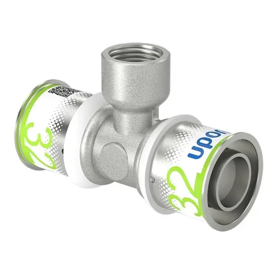 UPONOR S-Press PLUS belsőmenetes T-idom 32-Rp1/2