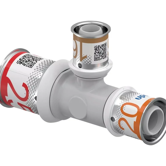 UPONOR S-Press PLUS szűkített T-idom PPSU 25-16-20 1db