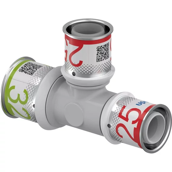 UPONOR S-Press PLUS szűkített T-idom PPSU 32-25-25 1db