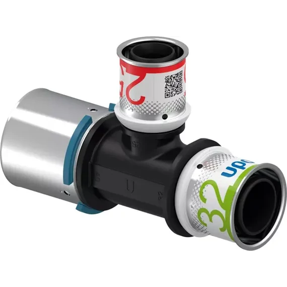 UPONOR S-Press szűkített T-idom PPSU 40-25-32 1db