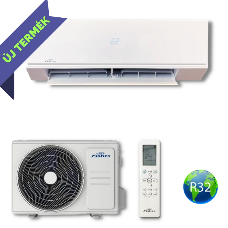 Fisher Comfort Plus 3,51kW inverteres oldalfali split klíma - FSAIF-CP-121AE3/FSOAIF-CP-121AE3
