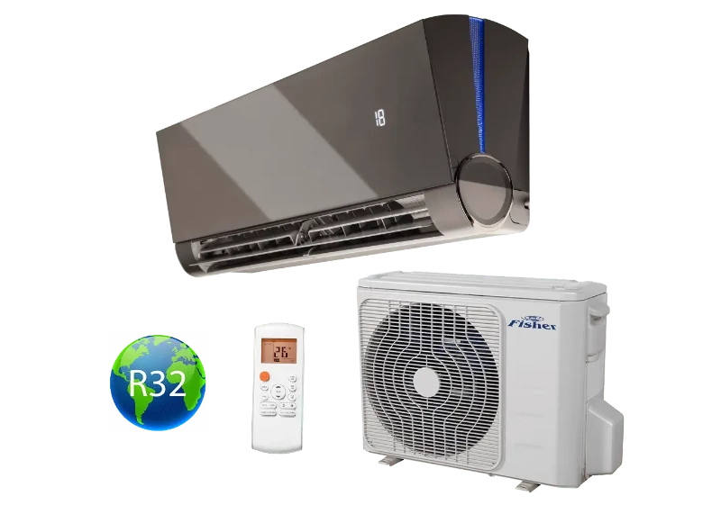 Fisher Art 2,64kW inverteres oldalfali split klíma Antracit - FSAUIF-Art-93AE3-B