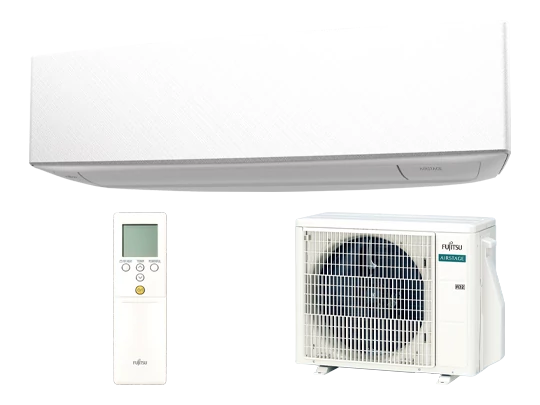 Fujitsu DESIGN (KE) 2.5kW oldalfali split klíma AIRSTAGE - ASEG09KETF/AOEG09KETA