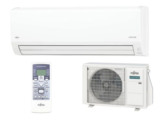 Fujitsu ECO 7.1kW oldalfali split klíma (KL) AIRSTAGE - ASEG24KLCA/AOEG24KLCA