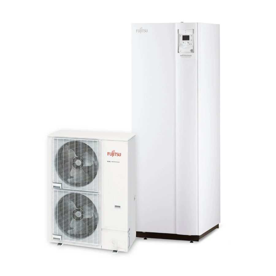 Fujitsu Waterstage Levegő-víz hőszivattyú SUPER HIGH POWER 15kW 3 fázisú integrált HMV tartállyal