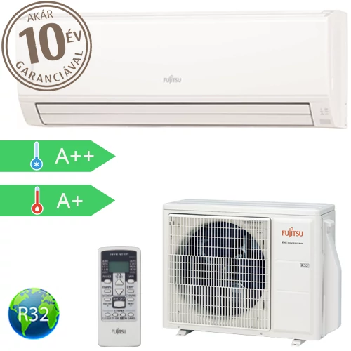 Fujitsu ECO 7.1kW oldalfali split klíma (KL) - ASYG24KLCA/AOYG24KLCA