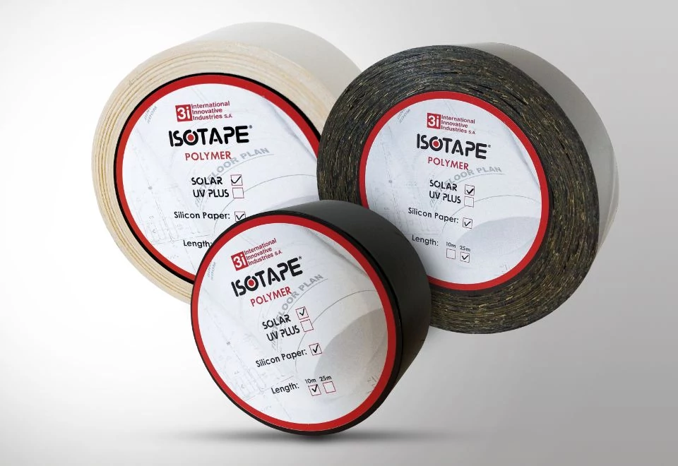 Isopipe TC Solar fekete öntapadós szalag 50mm x 25m