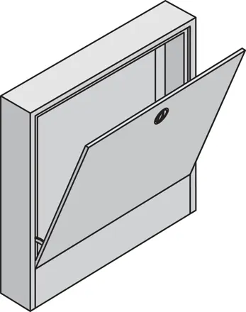 UPONOR Magna osztószekrény falra szerelhető  1010x835x200mm