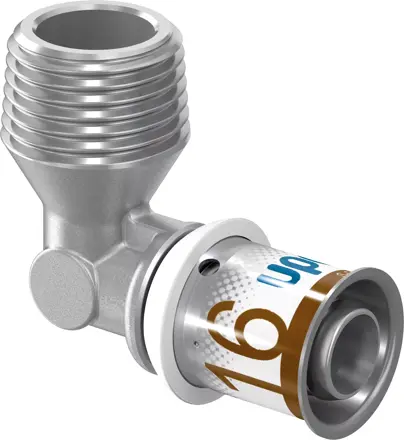 UPONOR S-Press Plus külsőmenetes könyök 16-R3/8