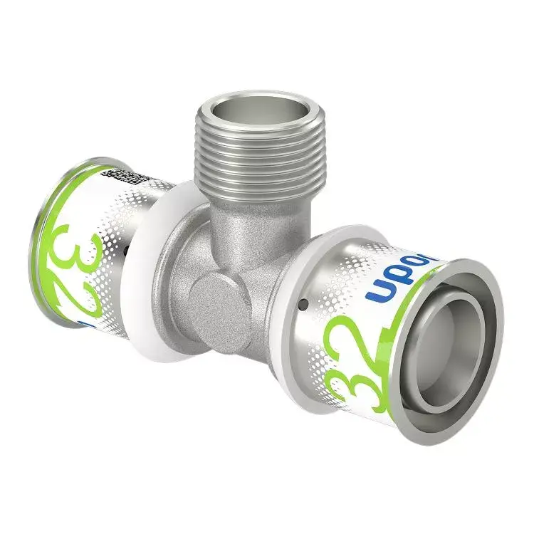 UPONOR S-Press PLUS külsőmenetes T-idom 32-R3/4