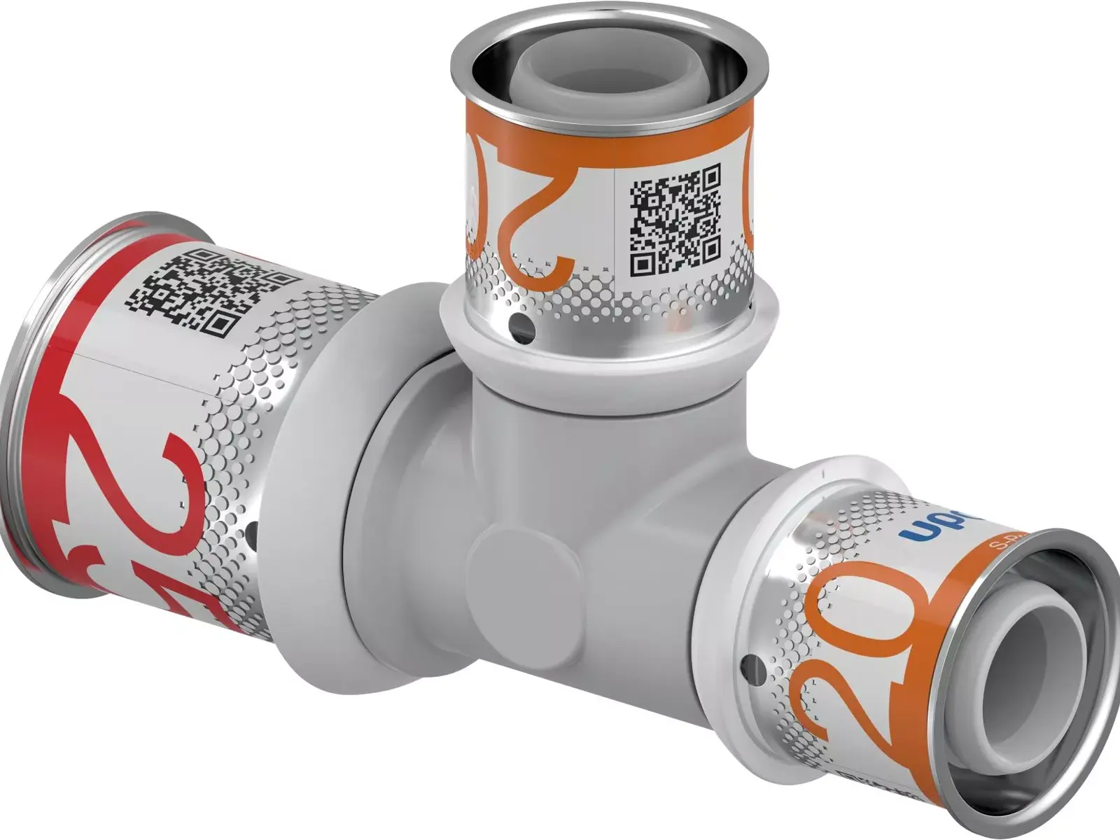 UPONOR S-Press PLUS szűkített T-idom PPSU 25-20-20 1db