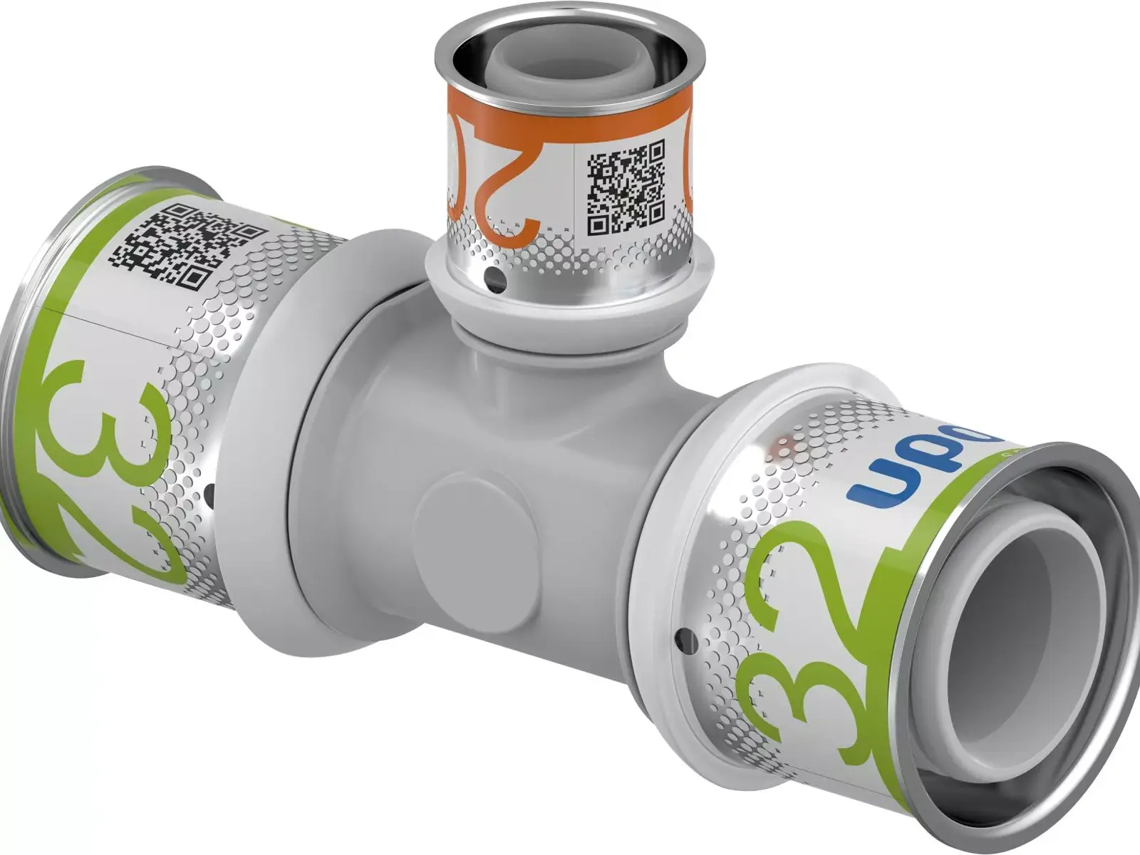 UPONOR S-Press PLUS szűkített T-idom PPSU 32-20-32 1db
