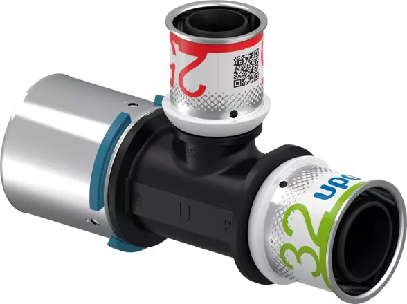 UPONOR S-Press szűkített T-idom PPSU 40-25-32 1db
