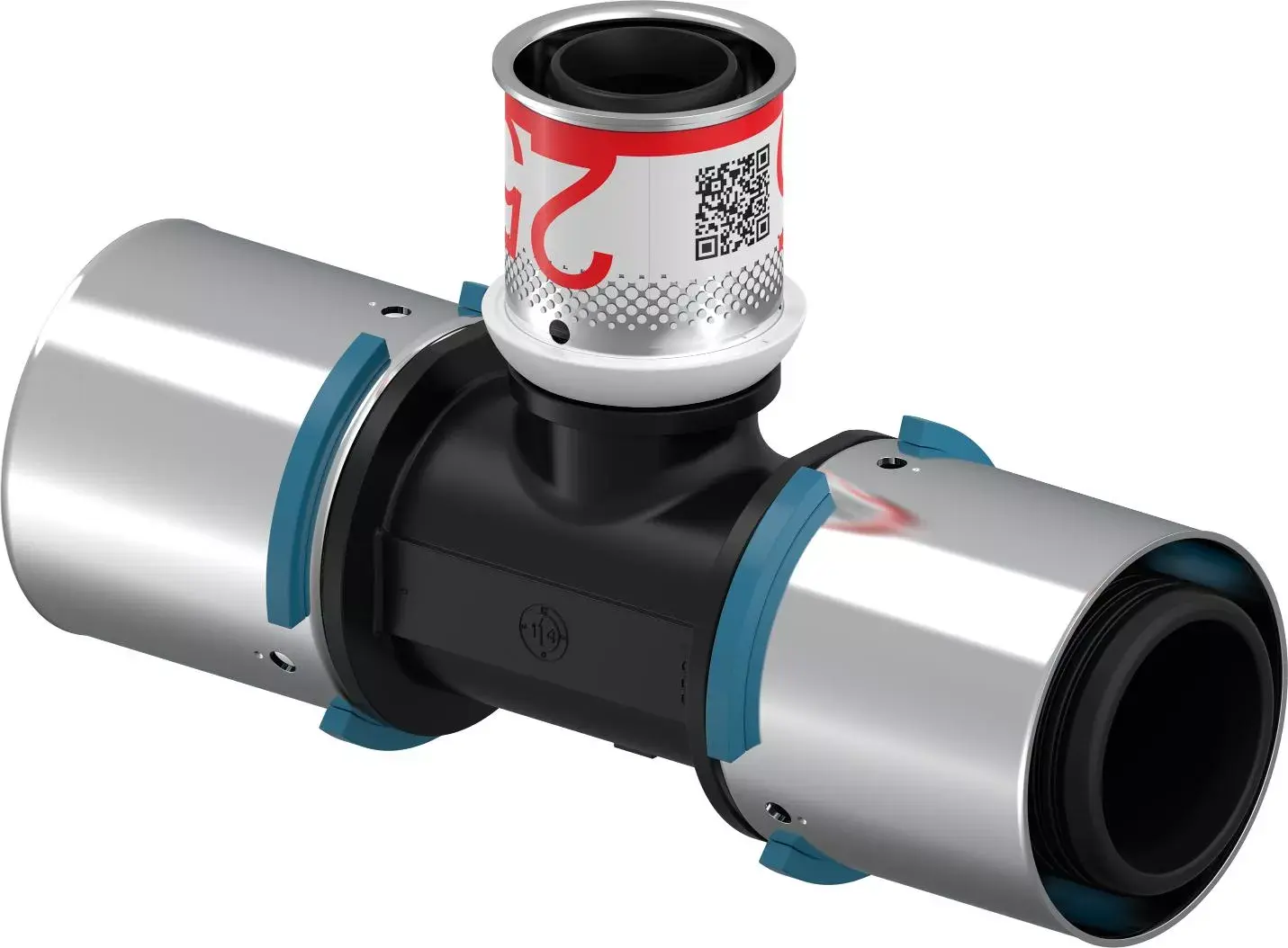 UPONOR S-Press szűkített T-idom PPSU 40-25-40 1db