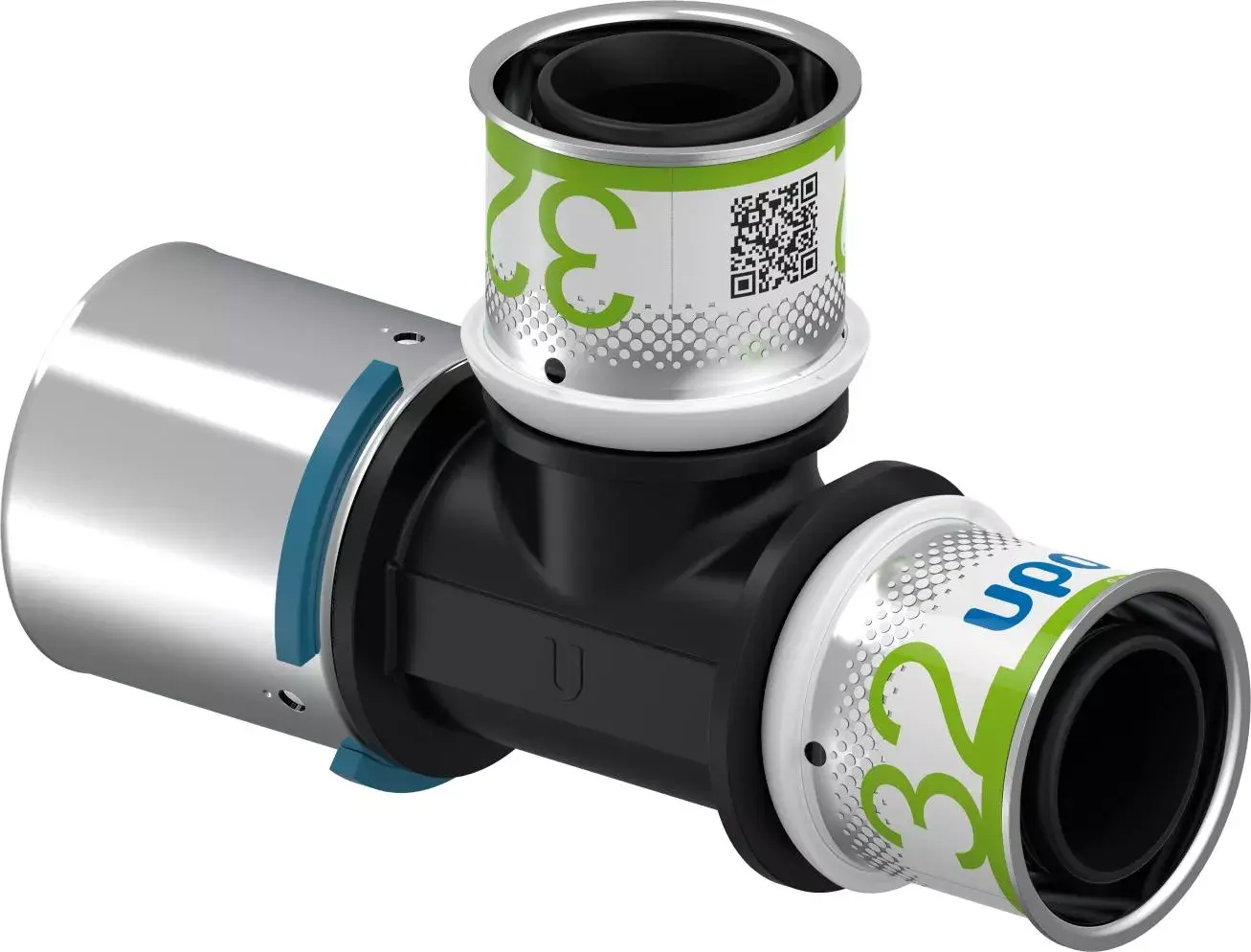 UPONOR S-Press szűkített T-idom PPSU 40-32-32 1db