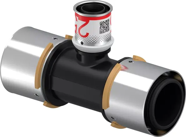 UPONOR S-Press szűkített T-idom PPSU 50-25-50 1db