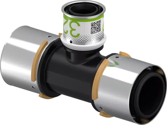 UPONOR S-Press szűkített T-idom PPSU 50-32-50