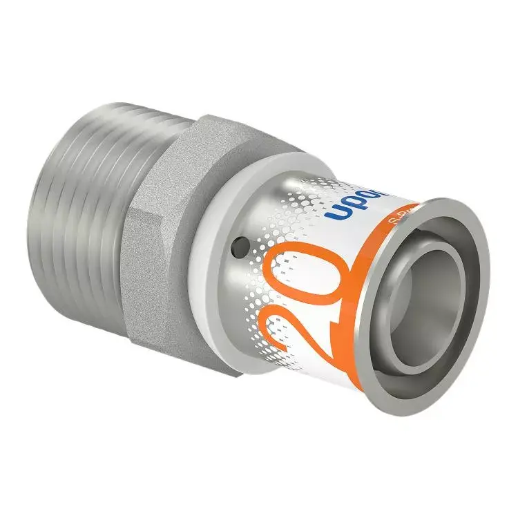 Uponor S-Press PLUS külsőmenetes csatlakozó 20-R3/4