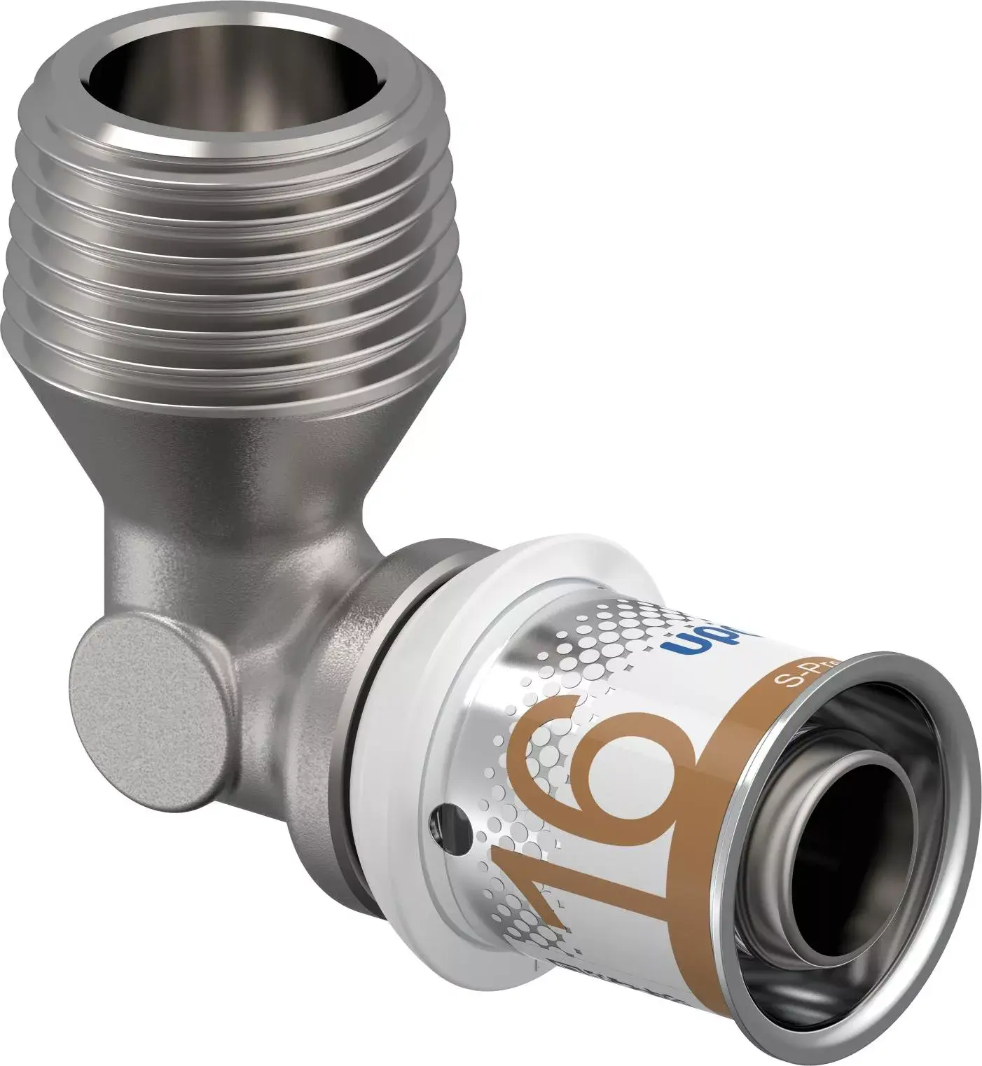 UPONOR S-Press Plus külsőmenetes könyök 16-R1/2