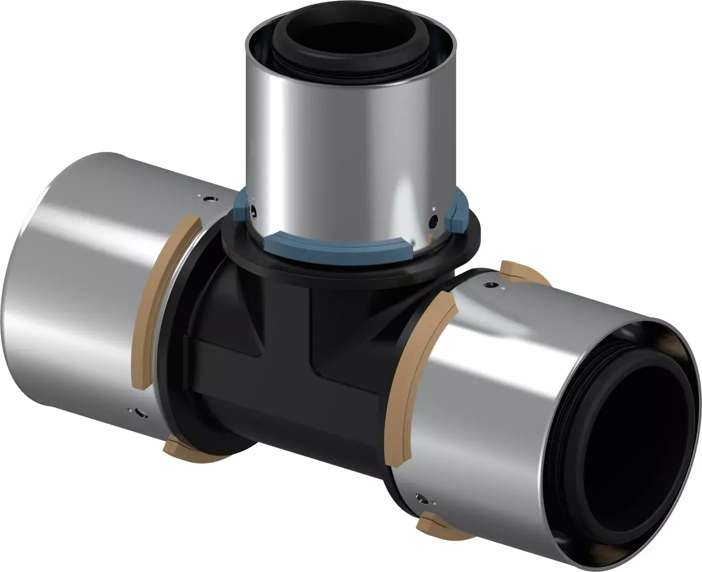 UPONOR S-Press szűkített T-idom PPSU 50-40-50 1db